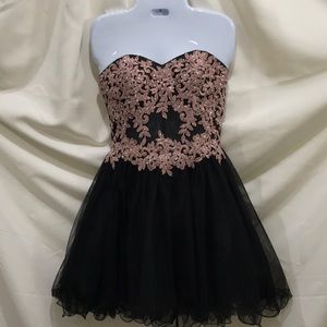 Blondie Nites Strapless Dress